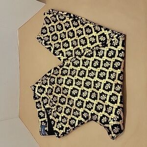 Old Navy Size 18 Plus Pixie Mid-Rise Metallic Gold and Black, Exc. Used Cond.